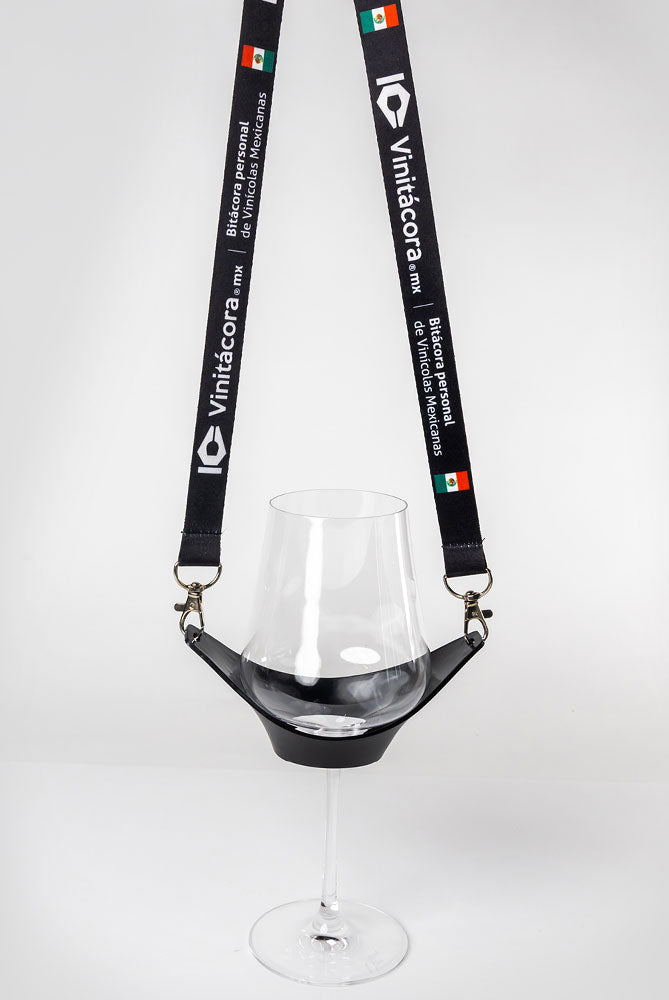 porta copas de vino para cuello